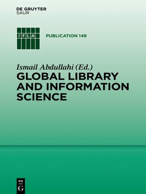 cover image of Global Library and Information Science